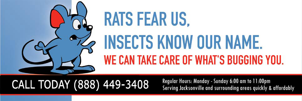 Jacksonville Exterminators Business Hours Banner